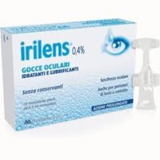 Irilens Gocce Oculari - Omisan - 10 Flaconcini - Soluzione lenitiva per occhi arrossati e secchi
