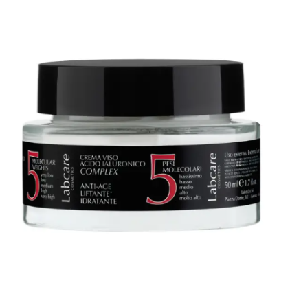 Labcare Crema Viso Acido Ialuronico Complex – Labcare Cosmetics – 50 ml – Crema viso idratante intensiva con acido ialuronico 