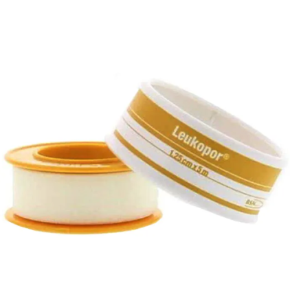 LEUKOPOR Cerotto su Rocchetto per pelli sensibili 1,25cmx5m