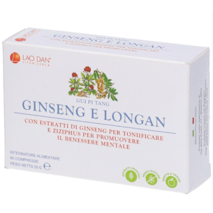 GINSENG LONGAN 60 Compresse - Integratore per il benessere mentale