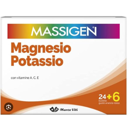 MASSIGEN Magnesio Potassio 30 Bustine
