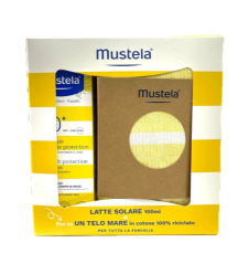 MUSTELA LATTE SOLARE SPF50+ 100ML + TELO MARE