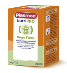 PLASMON NUTRIPRO REGO FLORA 14 Bustine - Integratore bimbi per l'equilibrio della flora intestinale