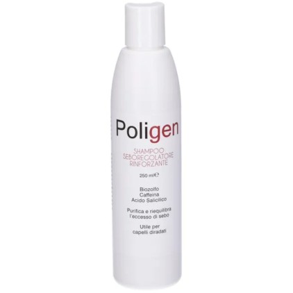 POLIGEN Shampoo Seboregolatore Rinforzante Capelli Grassi 250ml