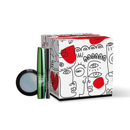 Euphidra Cofanetto Principessa per un Giorno con Ombretto Azzurro + Mascara e Matita Occhi Nera