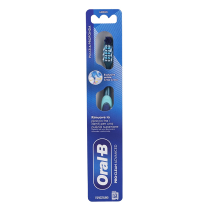 ORAL-B Spazzolino Pro-Clean Advanced Pulizia Profonda Setole Medie