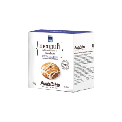 PUNTO CALDO Mennuli Frollino di Mandorle 130g