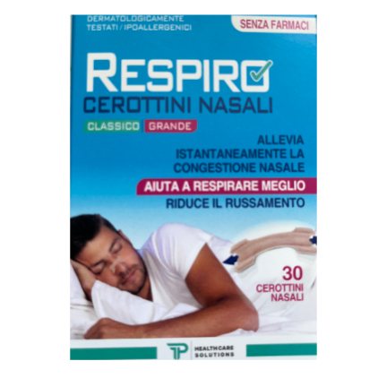F.P. Healtacare Respiro - Cerottini Nasali Classico Grande 30 cerotti