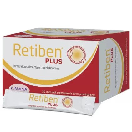 RETIBEN Plus 20 Stick - Integratore per il benessere della vista