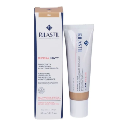 Rilastil Difesa - Matt Fondotinta Correttivo ad alta Tollerabilità 04 30ml