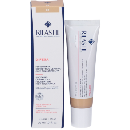 Rilastil Difesa - Fondotinta Correttivo Lenitivo colore 03 30ml