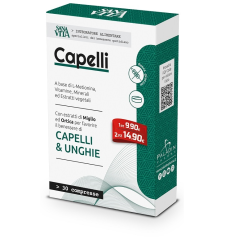 SANAVITA Capelli 30 compresse - Integratore per il benessere di capelli e unghie