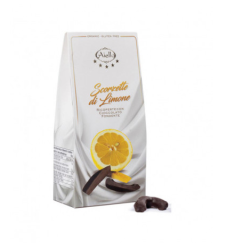 AIELLO Scorzette Limone Ricoperte di Cioccolato Senza Glutine