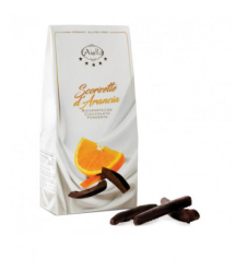 AIELLO Scorzette Arancia Ricoperte di Cioccolato Senza Glutine