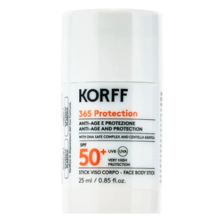 Stick Viso e Corpo SPF50+ Protezione Molto Alta - Korff - Stick 25 ml - Protezione solare molto alta per viso e corpo