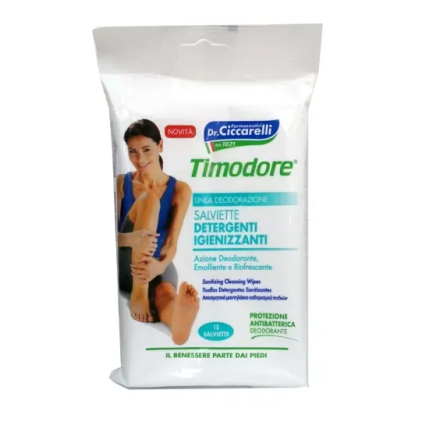 TIMODORE SALVIETTE DEODORANTI IGIENIZZANTI 15 PEZZI