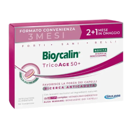 BIOSCALIN TRICOAGE 50+ ANTICADUTA 90 Compresse