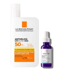 ANTHELIOS UVMUNE 400 FLUIDO INVISIBILE ANTIMACCHIE 50ML + MELA B3 SIERO 10ML
