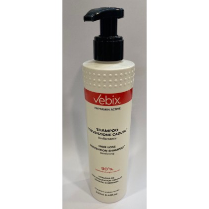 Vebix Phytamin Active Shampoo Prevenzione Caduta 250 Ml  - Shampoo contro la Caduta dei Capelli