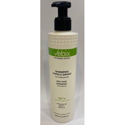 Vebix Phytamin Active 250 ml - Shampoo per Capelli Grassi