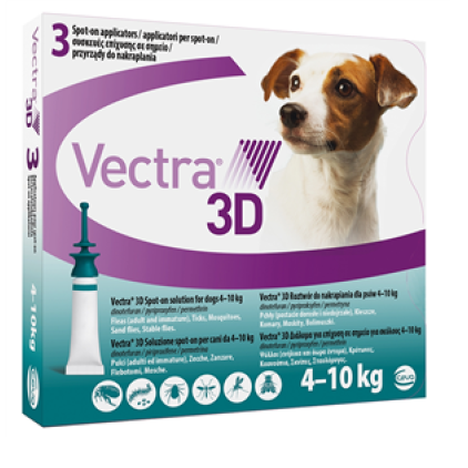 VECTRA 3D Spoton Verde 3 Pipette 4-10Kg