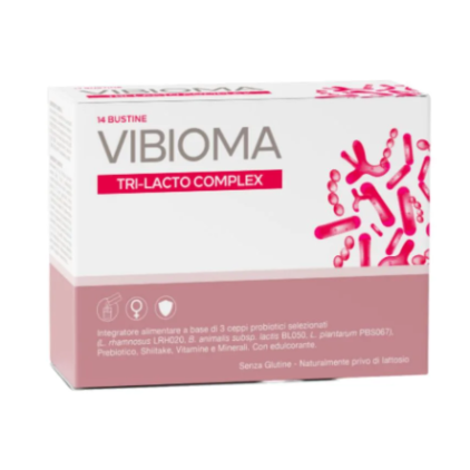 Vibioma Tri-Lacto Complex - Integratore Disbiosi Vaginale 14 Bustine