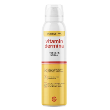 Vitamindermina Polvere Spray - Spray Assorbente e Anti-irritazioni 150ml