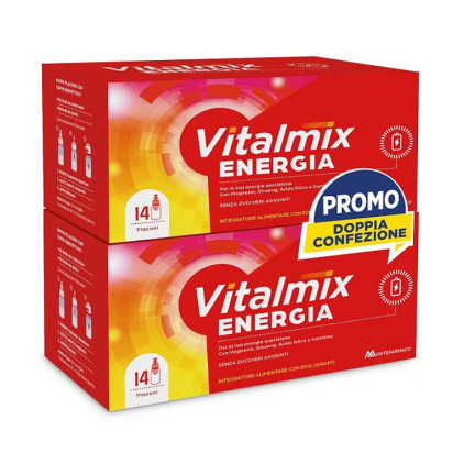 VITALMIX ENERGIA BIPACK 14+14 FLACONCINI - Integratore contro stanchezza e affaticamento