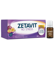 ZETAVIT NO STRESS 12 Flaconcini 8 ML - Integratore per il normale tono dell'umore, rilassamento e benessere mentale