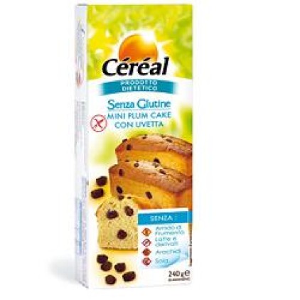 CEREAL PlumCake Uvetta S/G240g