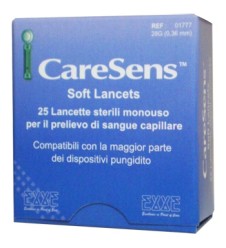 CARESENS Soft 25 Lancette