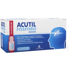 ACUTIL FOSFORO ADVANCE 10 FIALE - Integratore per la funzione psicologica e per stanchezza e affaticamento