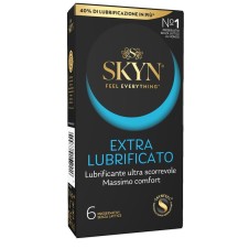 AKUEL SKIN Extra-Lubrificato 6 Profilattici