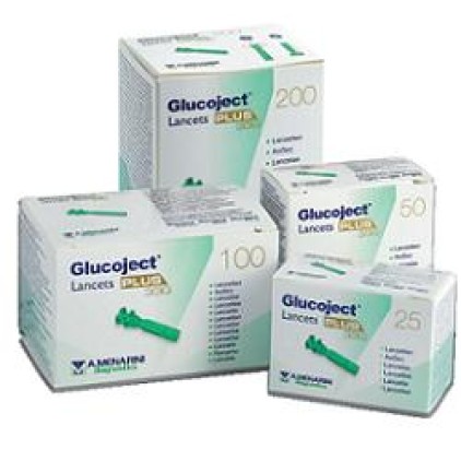 GLUCOJECT Lancets Plus 33g 50 Pezzi