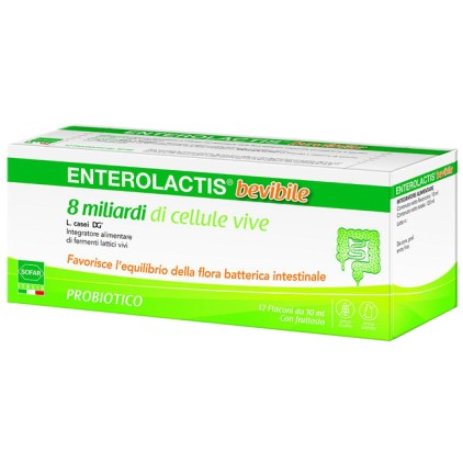 ENTEROLACTIS 12 FLACONCINI 10ML