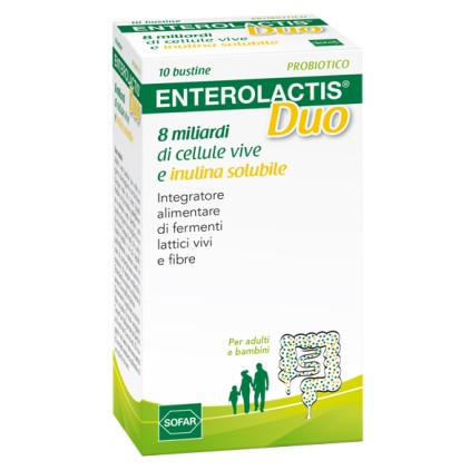 ENTEROLACTIS DUO 10 BUSTINE