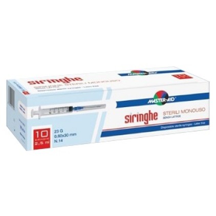 M-AID SIRINGHE VENIPUNTURA 5ML G23 10 PEZZI