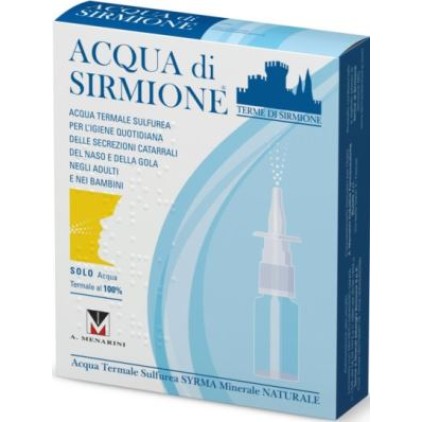 ACQUA SIRMIONE MINERALE NATURALE 15ML 6 FIALE