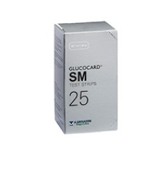 GLUCOCARD SM Test Strips 25pz