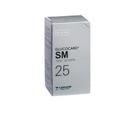 GLUCOCARD SM Test Strips 25pz