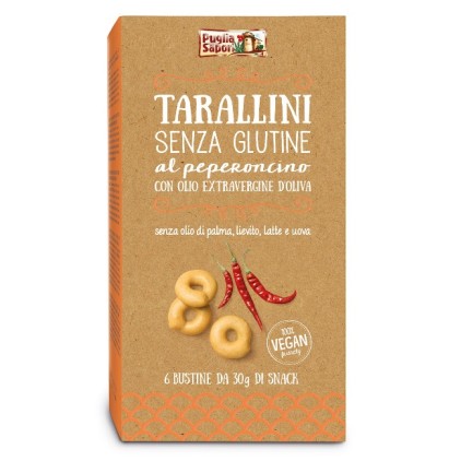 PUGLIA SAP.Tarallini Pep.180g