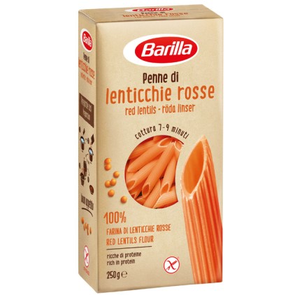 BARILLA PENNE LENTIC ROS 250G