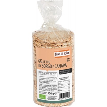 GALLETTE SORGO E CANAPA 120G