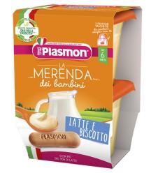 PLASMON Mer.Latte/Bisc.2x120g