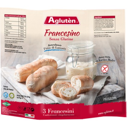 AGLUTEN Pane Francesino 225g