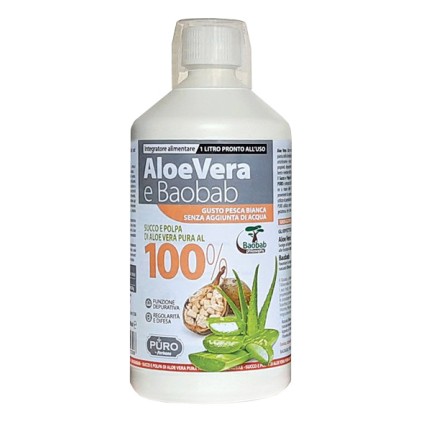 PURO AloeVera100%+Baobab Pesca