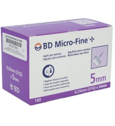 BD MICROFINE AGO G31 5MM 100PZ