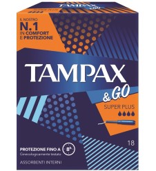 TAMPAX&GO Super Plus 18pz