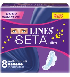 LINES SETA Ultra Notte 8pz