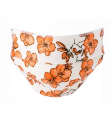 MASK*LAV.AD.FLOWER ARANCIO 2pz